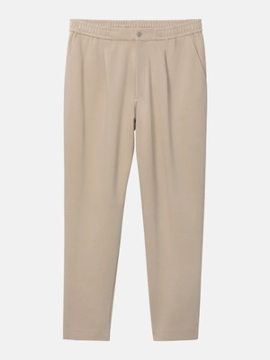 Calvin Klein Erkek Bej Calvin Klein Tapered Tech Knıt Pl, Ped, 30 Bej Erkek Pantolon