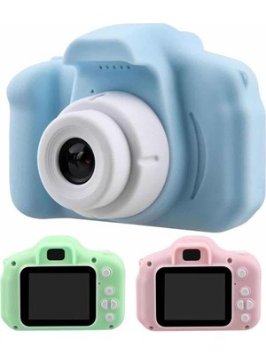 Ankaverse Çocuklara Özel Fotoğraf ve Video Çeken Mini Çok Renkli Fotoğraf Makinesi
