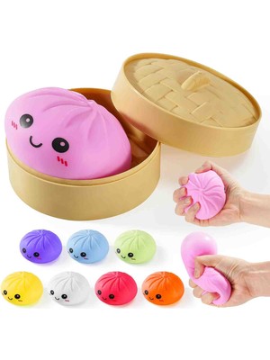 Wolawood Premium Kalitede Özel Üretim Çin Mantısı Squishy Hediyelik Oyuncak, Sürpriz Renk Stres Giderici Fidget | Koleksiyonluk Eğlence | 1 Adet
