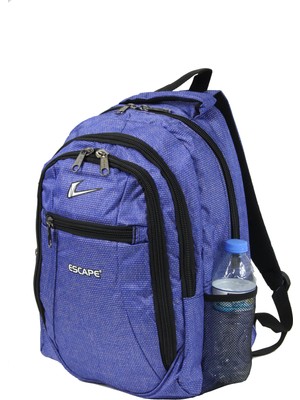 Escape Esc 307 Çizgili Polyester Kumaş Sırt Çantası Sax