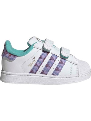 Adidas Disney Princess Superstar Iı Bebek Beyaz Spor Ayakkabı (KJ7476)