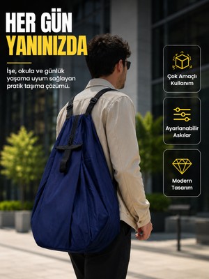 Elitse Geniş Iç Hacimli Katlanabilir Çanta Pratik Taşıma Deneyimi Sunan Modern Tasarım