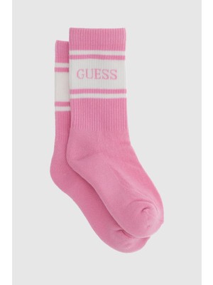 Guess Unisex Pembe Çorap
