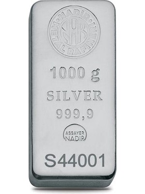 Harem Altın 1000 Gram Gümüş Külçe