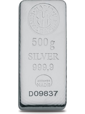 Harem Altın 500 Gram Gümüş Külçe