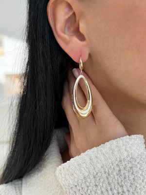 Zeyd Jewelry Galaxy 14 Ayar Altın Küpe