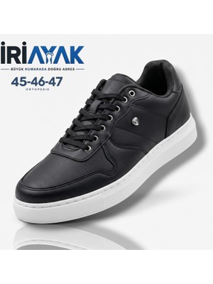 İri Ayak Erkek Büyük Numara Rahat Kalıp Sneaker Spor Ayakkabı (45-46-47-48)
