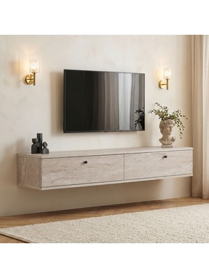 Rani Mobilya Rani Home Tv Ünitesi Traverten 160 cm AA-5833