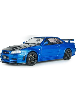 1:43 Ölçek Solido 2005 Nissan Skyline Gt-R (BNR34) Nismo Parts Diecast Metal Minyatür Model Araba 10CM