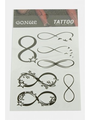 Hace Bazaar Sonsuzluk Tattoo Dövme Sticker