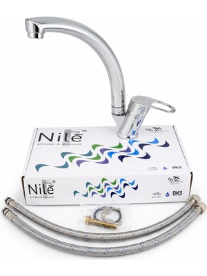Bks Nile Eviye Kuğu Lavabo Bataryası 40 mm 4004