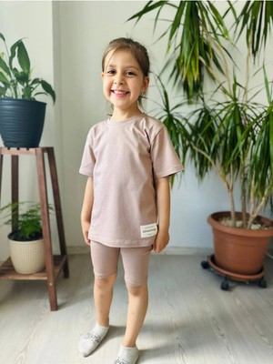 Lily & Co. Basic Tişörtlü Taytlı Ikili Takım