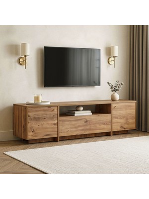Rani Mobilya Rani Home Tv Ünitesi Atlantik Çam 180 cm AA-6205