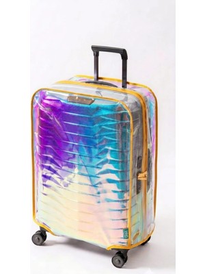Trink Çanta Valiz Kılıfı ve Bavul Kılıfı * Hologram * Sarı *