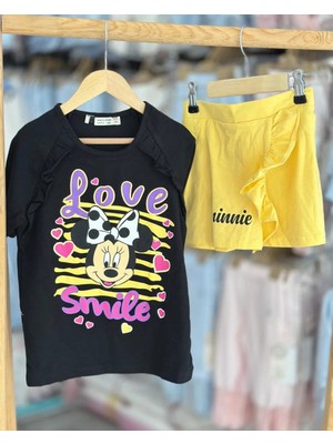 Lily & Co. Lily Co Kız Çocuk Tişört-Şortetek Ikili Takm