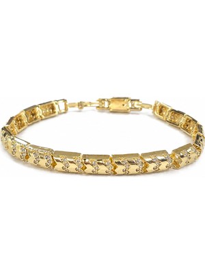 Diva Viva - Lumière 14K Gold Zirkon Bileklik