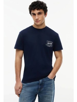 Tommy Jeans Tjm Reg Sıgn Flag Ss Tee Ext