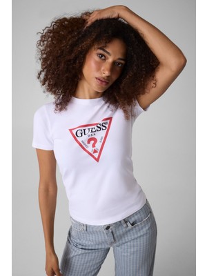Guess Gj Ss Cn Slım Iconıc Tee