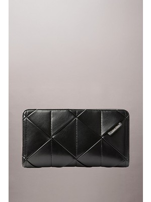 Calvin Klein Woven Passport Longfold