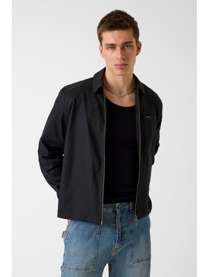 Guess Gj Regular Ls Zıp Shırt