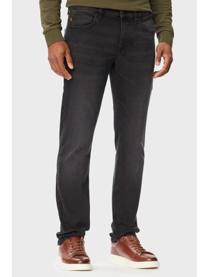 Boss Pamuklu Slim Fit Düz Paça Jeans Erkek Kot Pantolon 50471010 008