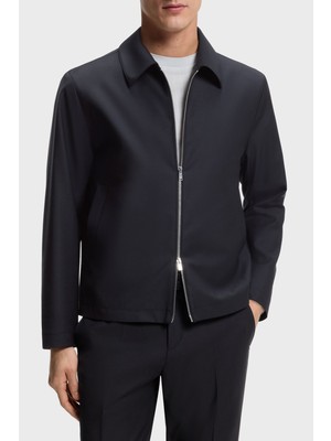 Boss Yünlü Slim Fit Klasik Yaka  Mont Erkek Mont 50567500 404