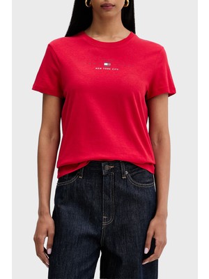 Tommy Jeans T Shirt Kadın T Shirt DW0DW22789 Xk9