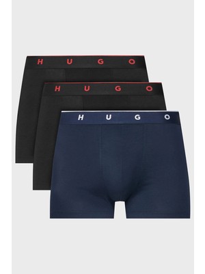 Hugo Logolu 3 Pack Boxer Erkek Boxer 50566294 961