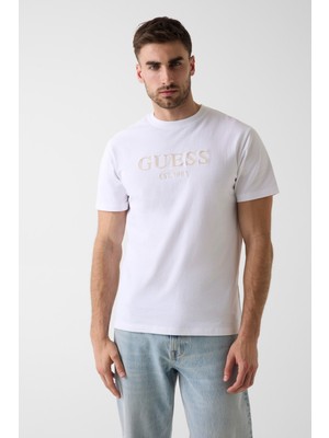 Cn Ss Guess Logo Embroıdery Te