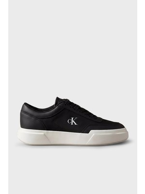 Calvin Klein Deri Logolu Sneaker Ayakkabı HM0HM02326BEH Erkek Ayakkabı HM0HM02326 Beh