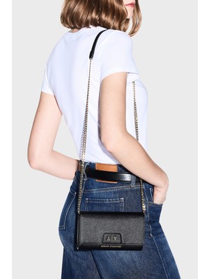 Armani Exchange Zincir Askılı Portföy Cüzdan Kadın Cüzdan XW000358 AF26570 UC001