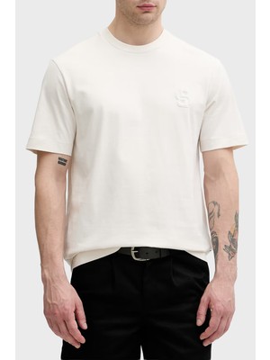 Boss % 100 Pamuk Regular Fit Bisiklet Yaka T Shirt Erkek T Shirt 50565044 118