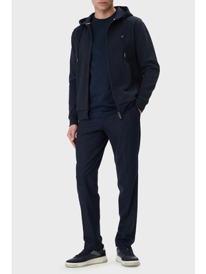 Boss Logolu Pamuk Karışımlı Regular Fit Kapüşonlu Fermuarlı Sweat Erkek Sweat 50555851 404