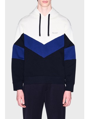 Armani Exchange % 100 Pamuk Regular Fit Kapüşonlu Sweat Erkek Sweat XM002963 AF20934 M0378