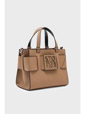 Armani Exchange Logolu Çıkarılabilir Askılı Çanta Kadın Çanta 942690 0A874 U6186
