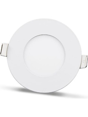 Noas YL10-0300 Sıva Altı Yuvarlak Slim LED Panel 3W Beyaz 6500K 270 Lm
