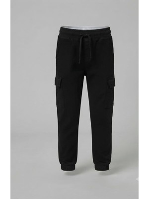 Çocuk Unisex Kargo Cep Lastikli Pantolon