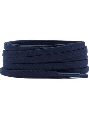 Hapshoe 120 cm Lacivert 5 mm Yassı Mumlu Ayakkabı Bağcığı