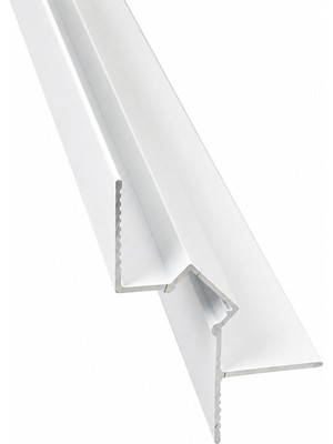 Ledarmy DL7962B ShadowZ Gizli Işık (İndirekt) LED Profil Beyaz Kasa 2 Metre Sıva Üstü Alüminyum LED Kanal 79x62.7 mm COB Şerit Uyumlu Mimari Gizli Aydınlatma Profili