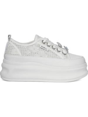Zeytuk Kadın Dantel Sneakers Ayakkabı