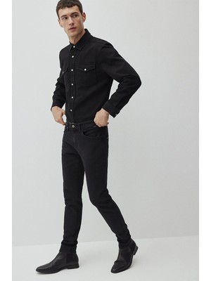 Mavi Erkek James Lux Jean Pantolon M0042487866 Antrasit