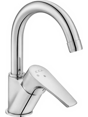 E.c.a. Nıobe Kuğu Borulu Lavabo Bataryası - Krom - 102188054