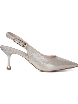 Zeytuk Kadın Rugan Slingback Ayakkabı
