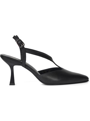 Zeytuk Kadın Hakiki Deri Slingback Ayakkabı