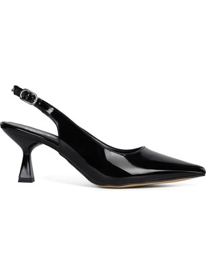 Zeytuk Kadın Rugan Slingback Ayakkabı
