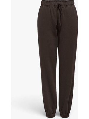 Only Onlbest Cuff Pant Swt Kadın Kahverengi Eşofman Altı - 15357504
