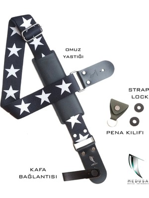 St. Morritz Sirius Model Omuz Yastıklı Gitar Askısı