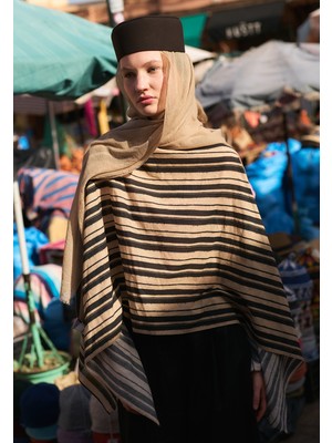 Fresh Scarfs Dubai Premium Şal Natural Bej
