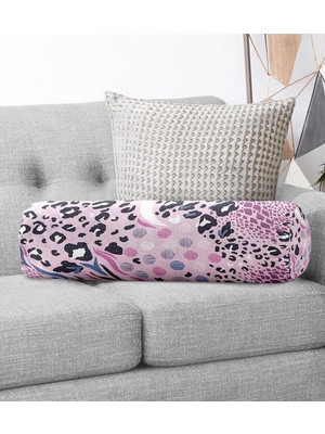 Rem Home Rengirenk Dekoratif Kırlent Kılıfı Sarı 60 x 20 cm Salon Koltuk Kanepe Yastık Kılıfı