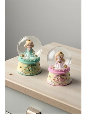 St. Morritz Prenses Mini Işıklı Kar Küresi 4 cm